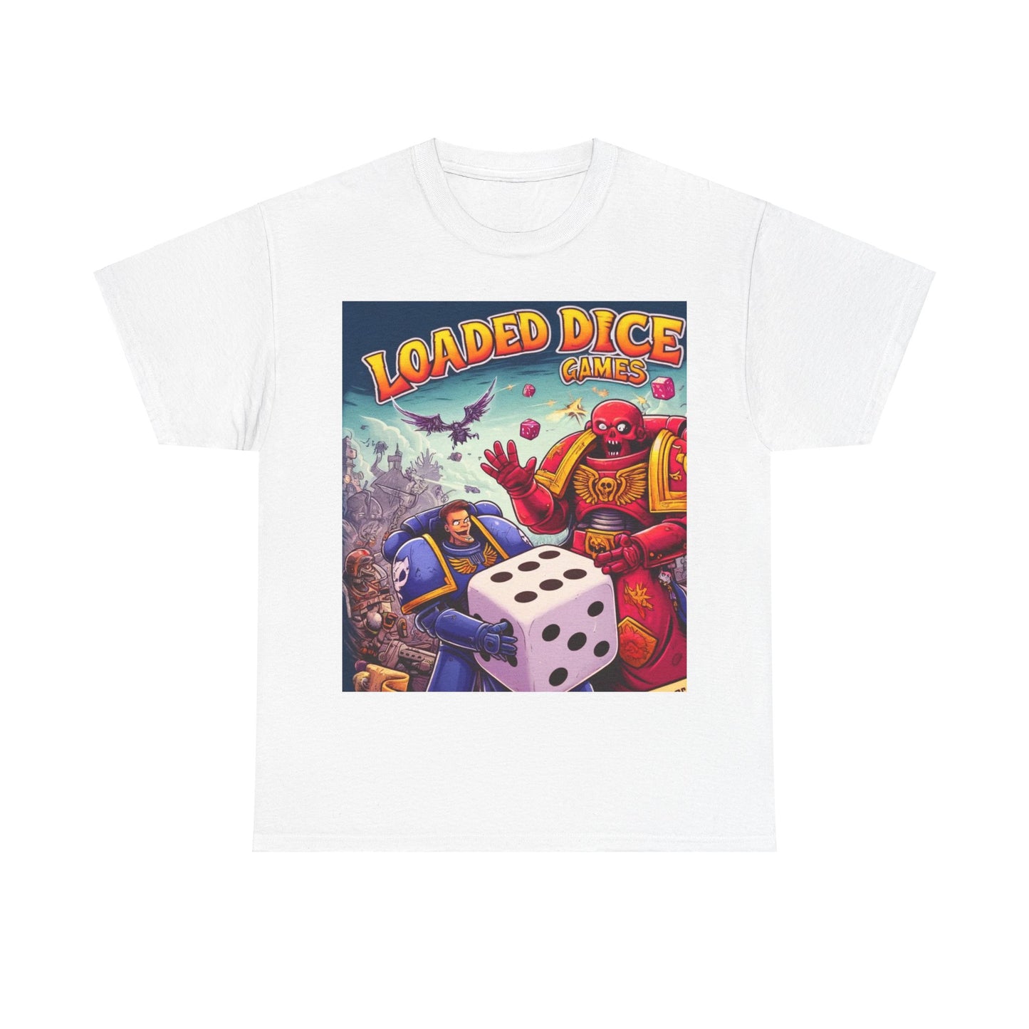 Loaded Dice Games Comic Tee