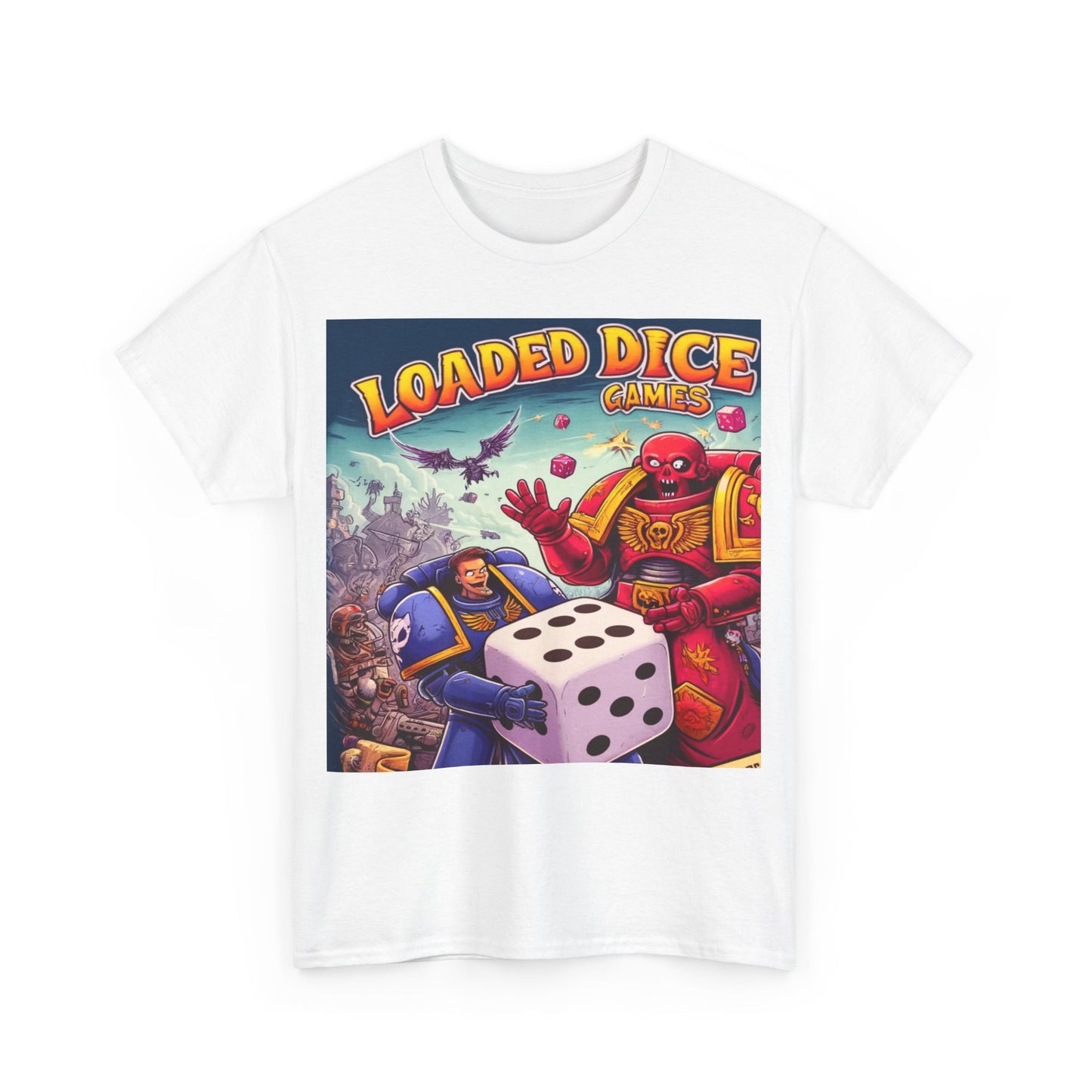 Loaded Dice Games Comic Tee