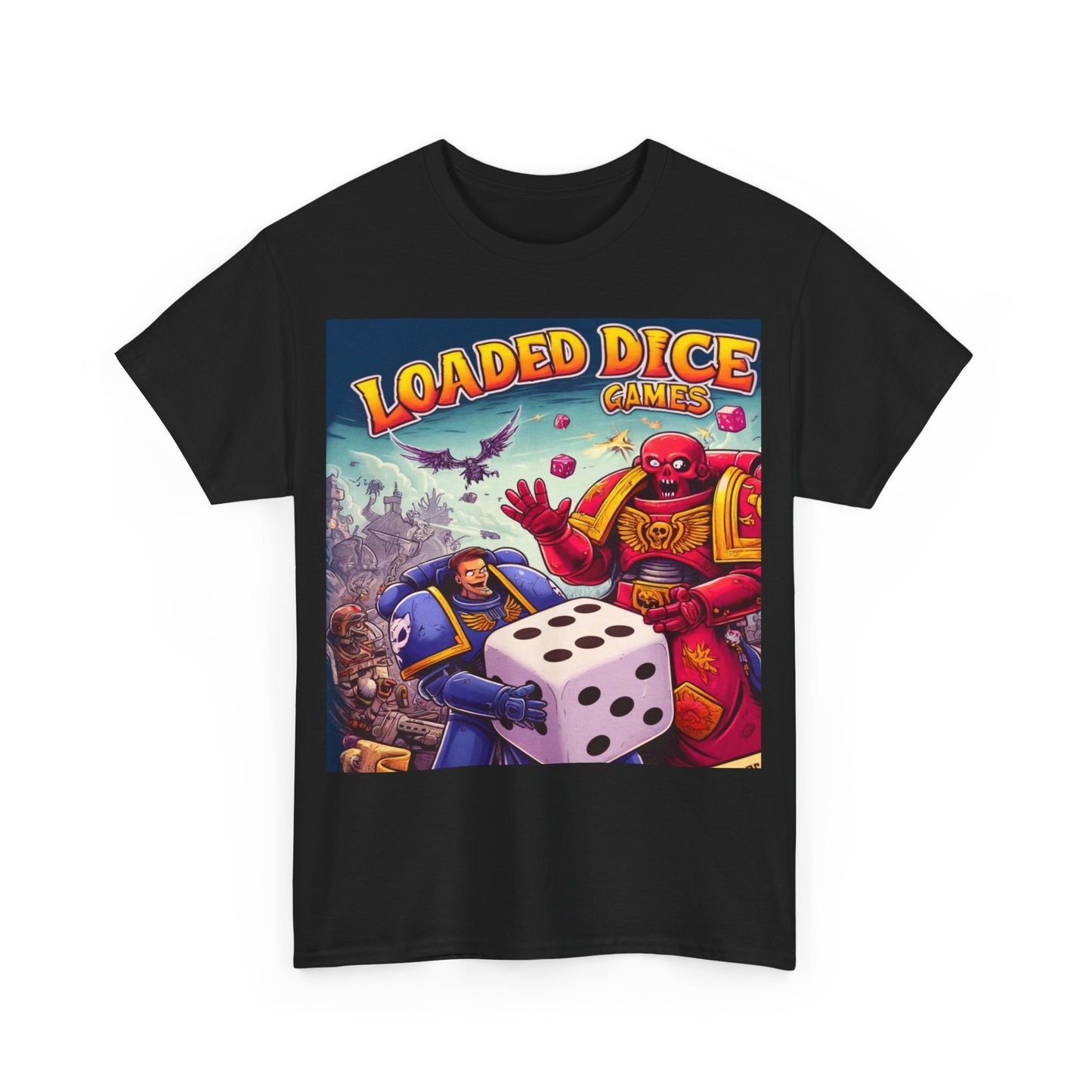 Loaded Dice Games Comic Tee