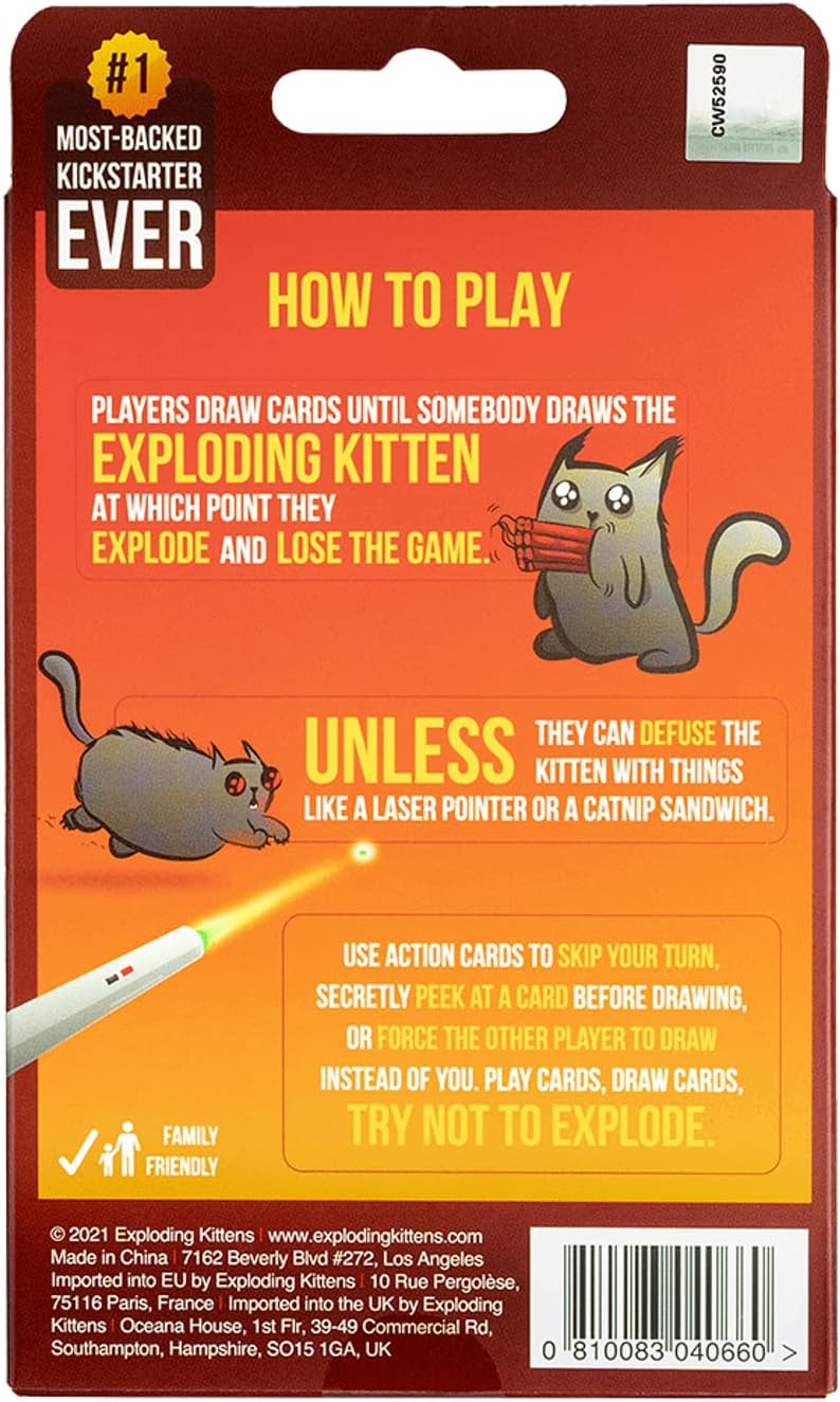 Exploding Kittens 2 Player Edition