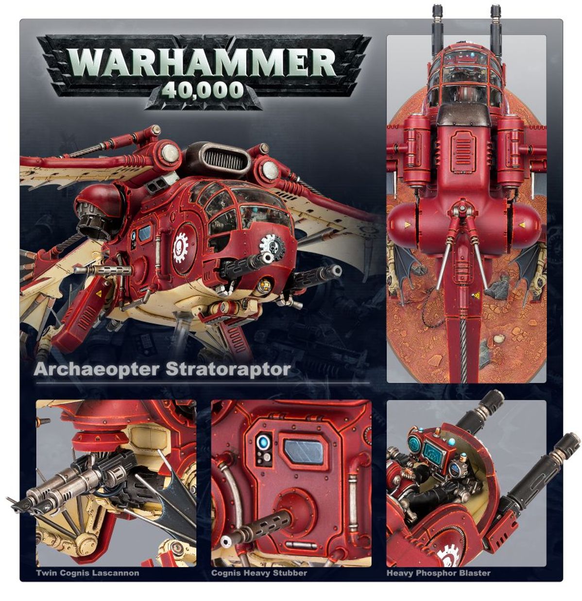 Warhammer: 40K: Adeptus Mechanicus: Archaeopter Stratoraptor