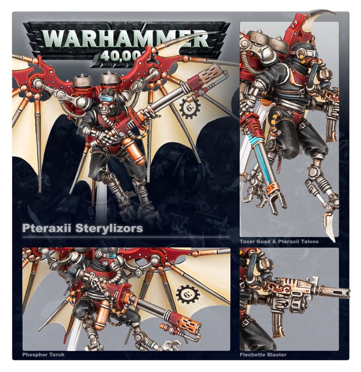 Warhammer: 40K: Adeptus Mechanicus: Pteraxii Sterylizors