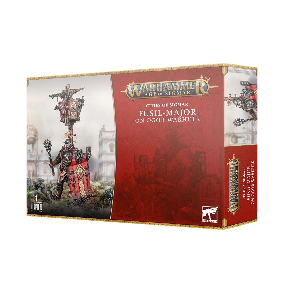 AoS: CITIES OF SIGMAR: FUSIL-MAJOR ON OGOR WARHULK