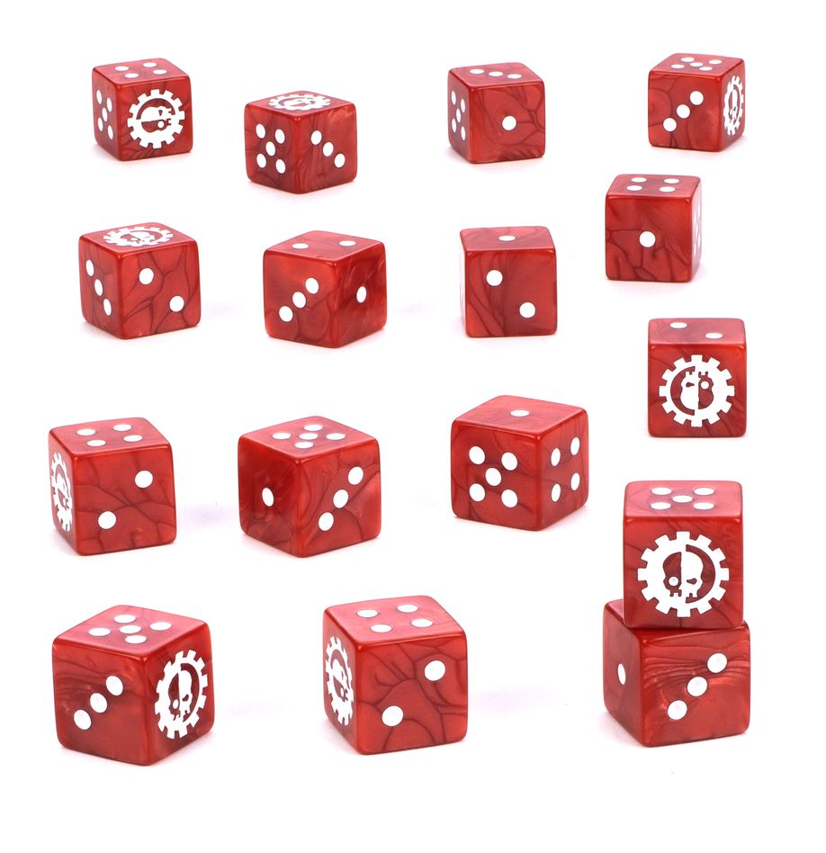 WARHAMMER 40000: ADEPTUS MECHANICUS DICE SET