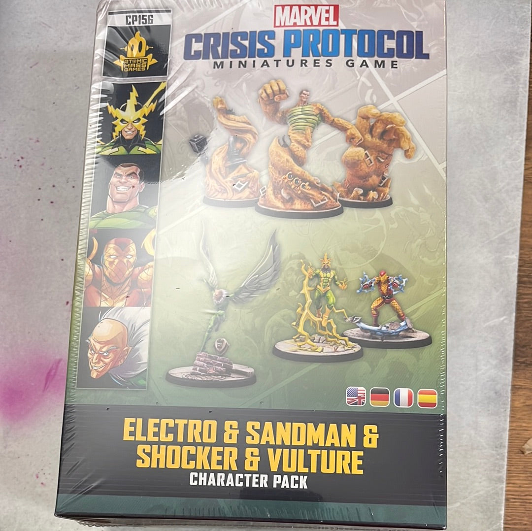 Marvel: Crisis Protocol — Electro & Sandman & Shocker