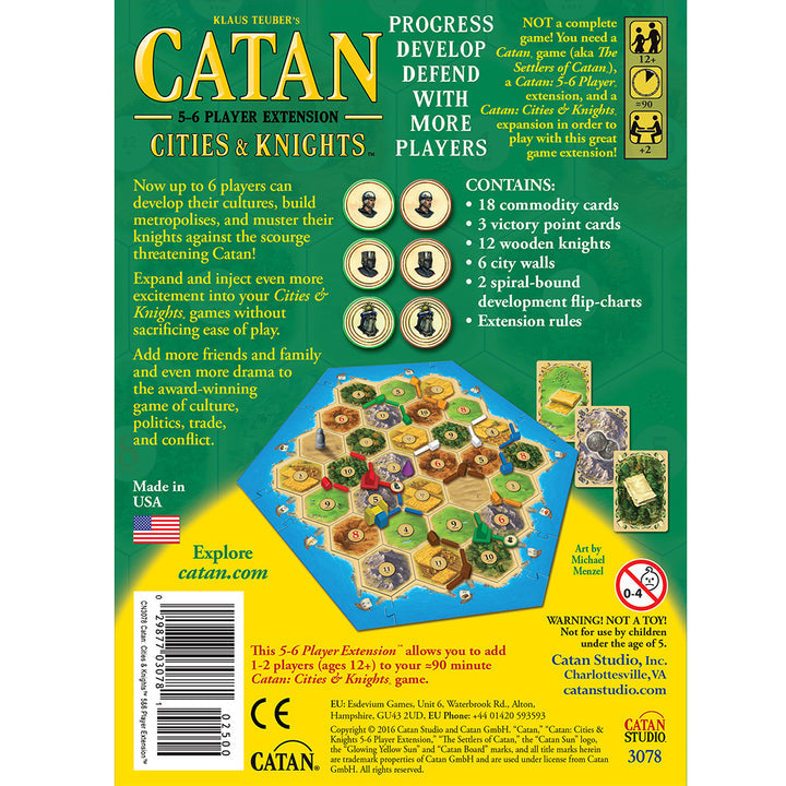 CATAN - CITIES AND KNIGHTS 5-6 PLAYER