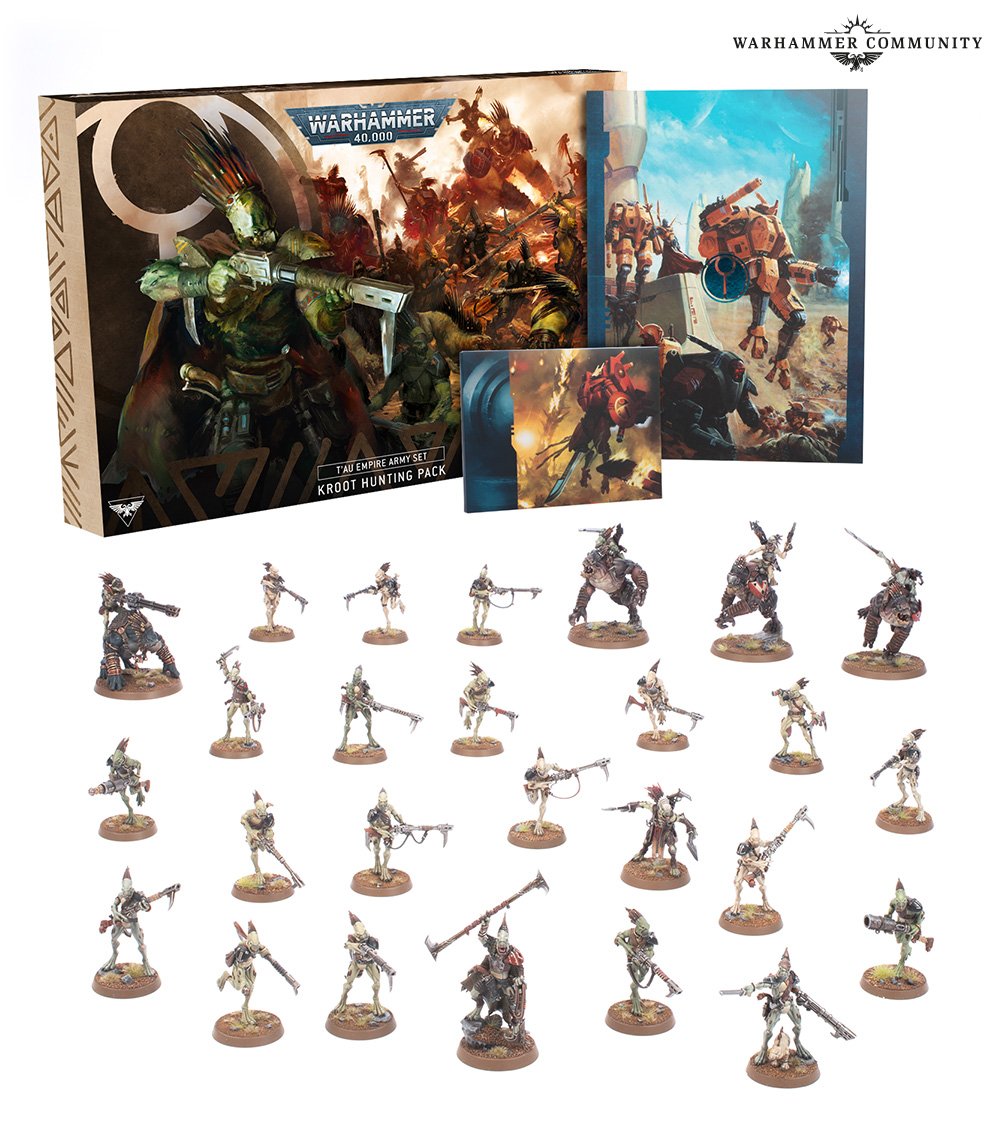 T'au Empire: Kroot Hunting Pack Army Set