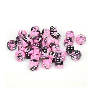 Gemini 2: 12mm D6 Black Pink/White (36)