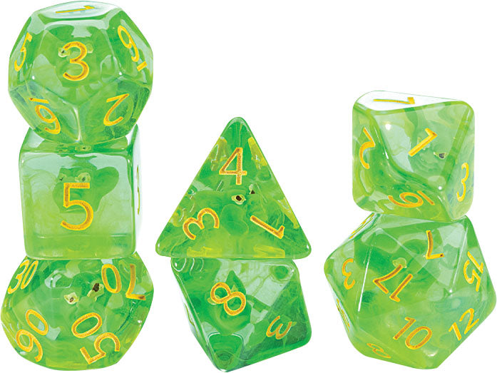 Inclusion Dice: Dice Goblin (7 Polyhedral Dice Set)